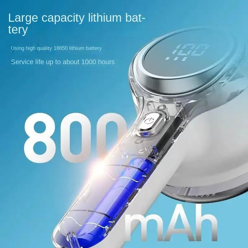 Rechargeable & Portable Digital Display Lint Remover