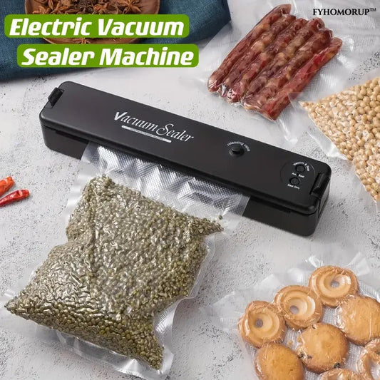 ⚡ Automatic Vacuum Sealing Machine – One-Touch Operation, Extends Food Freshness & Compact Design 🍖