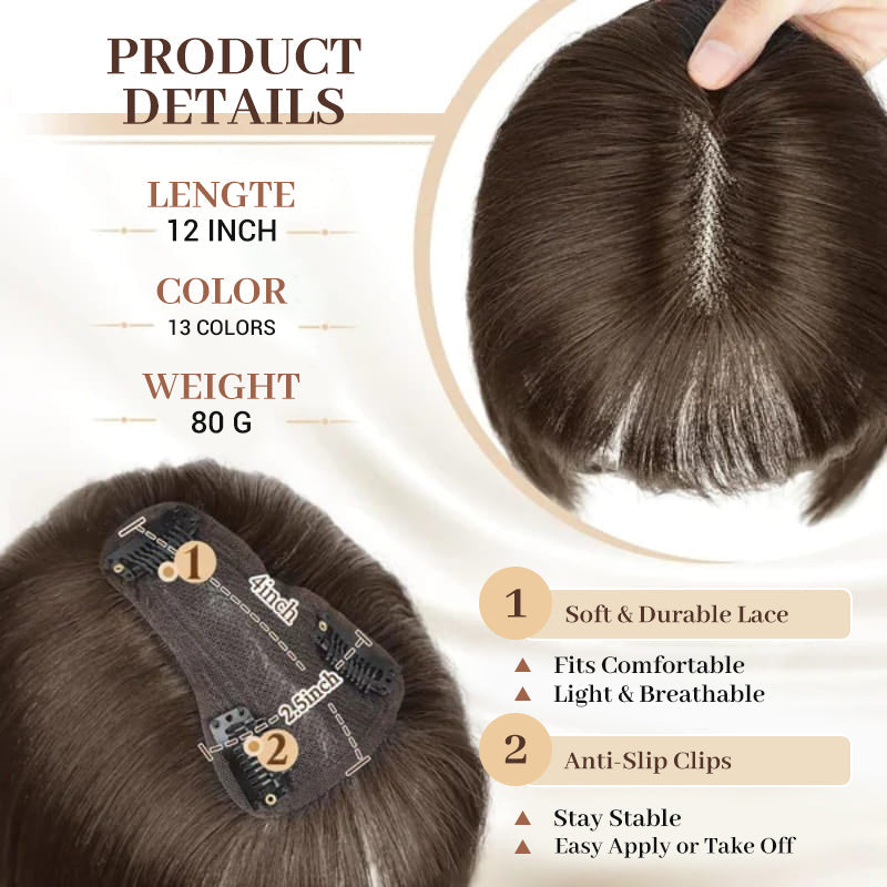 🔥2025 Hot Sale🔥Natural Hair Toppers for Women