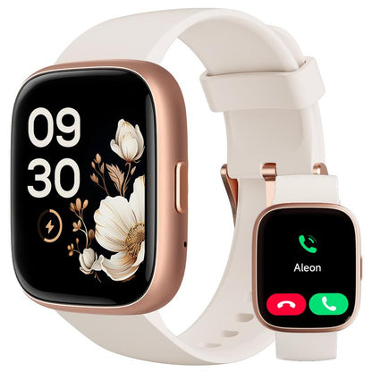 ⌚ 50% DE DESCONTO! Relógio inteligente para mulheres e homens – Faça/atenda chamadas, mais de 100 modos desportivos, monitorização do sono e resistência à água IP68! 💪📲