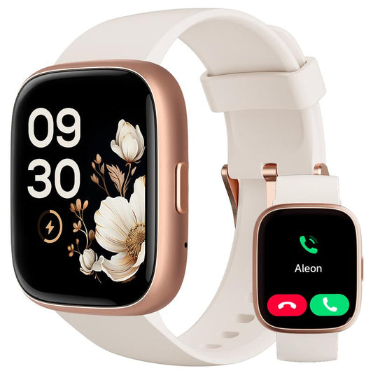 ⌚ 50% DE DESCONTO! Relógio inteligente para mulheres e homens – Faça/atenda chamadas, mais de 100 modos desportivos, monitorização do sono e resistência à água IP68! 💪📲