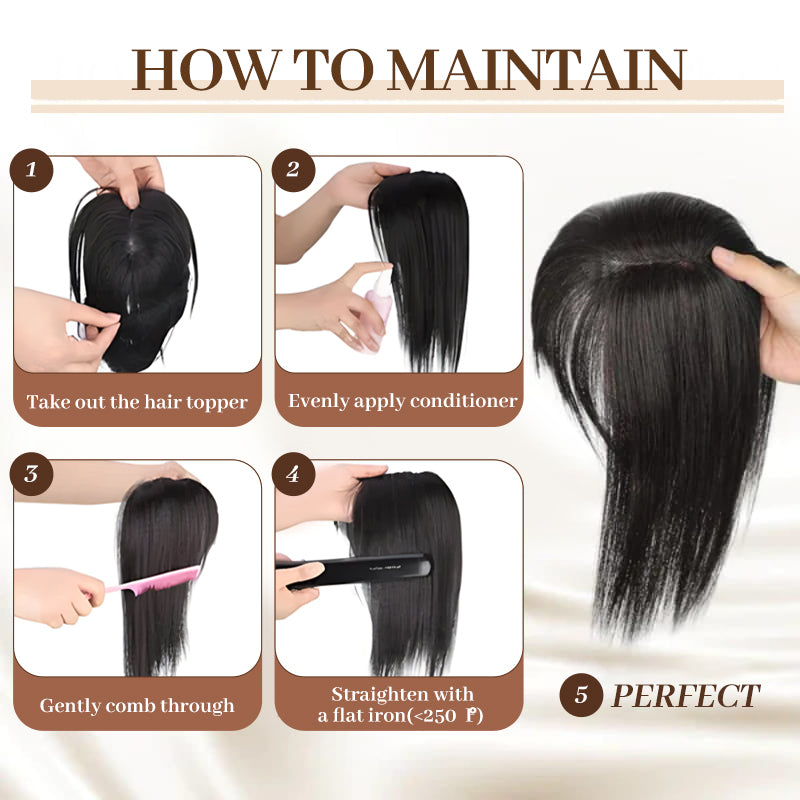 🔥2025 Hot Sale🔥Natural Hair Toppers for Women
