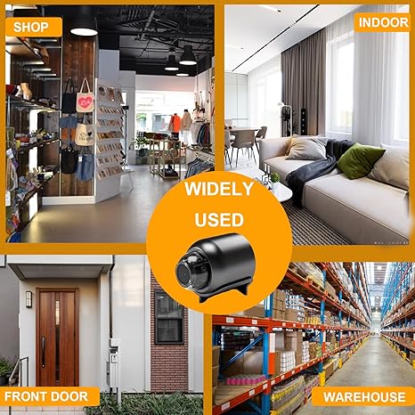 🔥Câmeras escondidas sem fios, câmeras compactas para interiores e exteriores com função de monitorização remota.