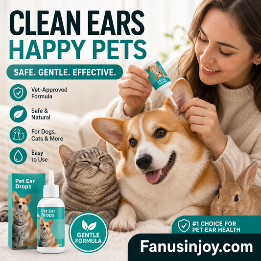🥳מכירה חמה 2026🥳💞נמכרו מעל 50,000! 🐱🐶 50% הנחה! טיפות לניקוי אוזניים עדין – מסירות שעווה ולכלוך, מרגיעות גירויים. צינורית סיליקון גמישה – מתאימה לעומק האוזן בלי לשרוט. בריאות לאוזן – בטוח וקל! 🧴💚