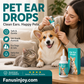 🥳מכירה חמה 2026🥳💞נמכרו מעל 50,000! 🐱🐶 50% הנחה! טיפות לניקוי אוזניים עדין – מסירות שעווה ולכלוך, מרגיעות גירויים. צינורית סיליקון גמישה – מתאימה לעומק האוזן בלי לשרוט. בריאות לאוזן – בטוח וקל! 🧴💚