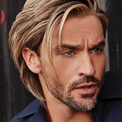 Best Gift for Yourself - 🔥 New Men's Breathable Simulation Wig