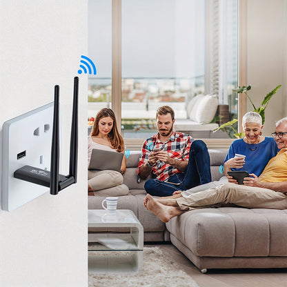 🥳2026 מבצע חם🥳💞נמכר 50K+! 📶🏠 מגדיל טווח WiFi בחיבור USB – מרחיב את ה-WiFi לכל חדר, לגינה ולקומה העליונה. מהירות 300Mbps, ללא שטחים מתים – גלישה וצפייה בכל מקום בבית! 🚀✅