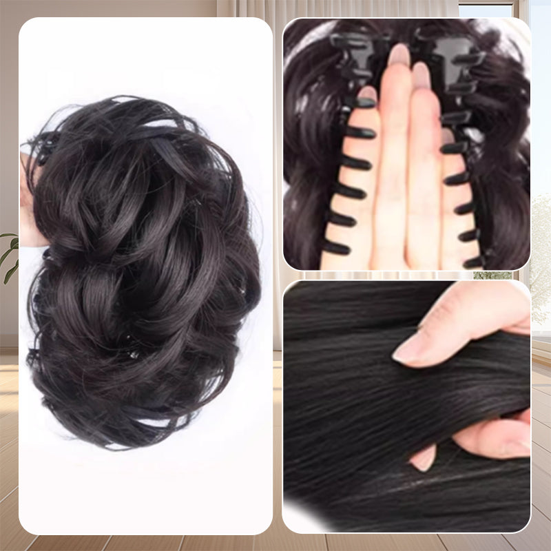 Wig Hair Clip Messy Bun Hairstyle（50% OFF）