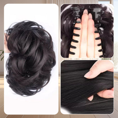 Wig Hair Clip Messy Bun Hairstyle（50% OFF）