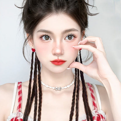 Women's Braided Hair Extension with Bun