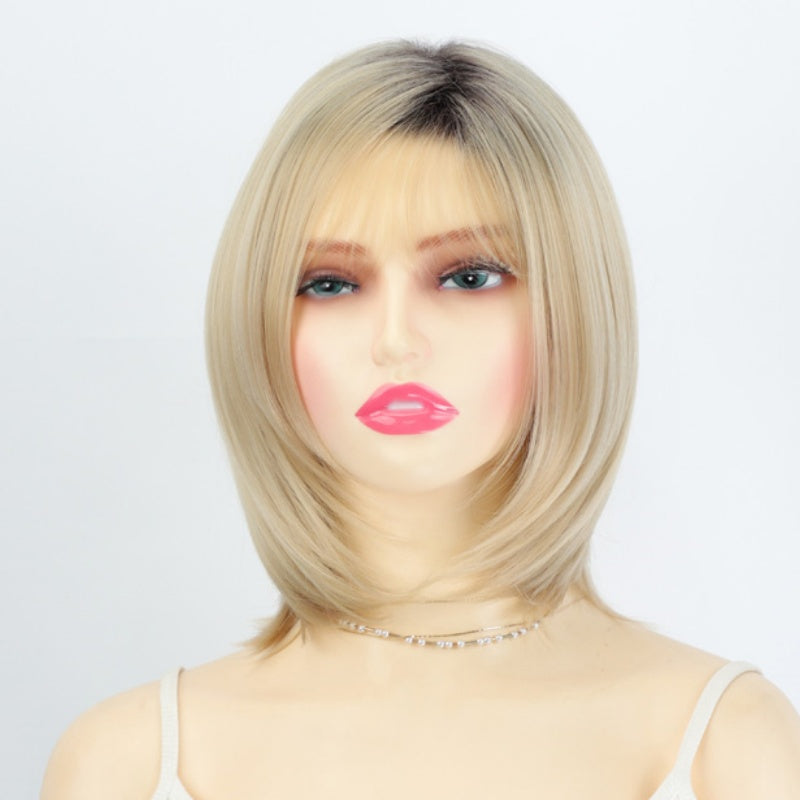 🔥Time-Limited Specail🔥Women's Fashion Shoulder Length Wig with Bangs