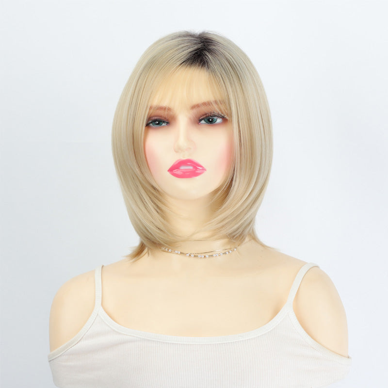 🔥Time-Limited Specail🔥Women's Fashion Shoulder Length Wig with Bangs