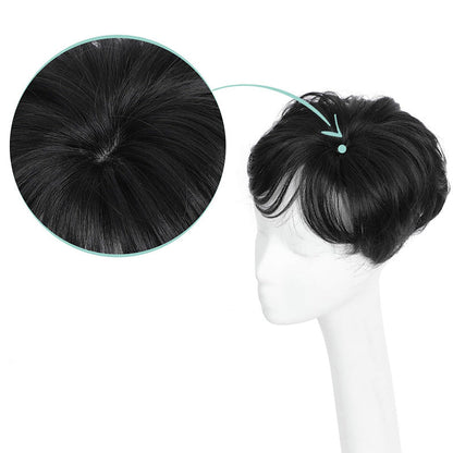2025🔥HOT SALE🔥 | SHORT NATURAL HAIRPIECE FOR THE TOP OF THE HEAD