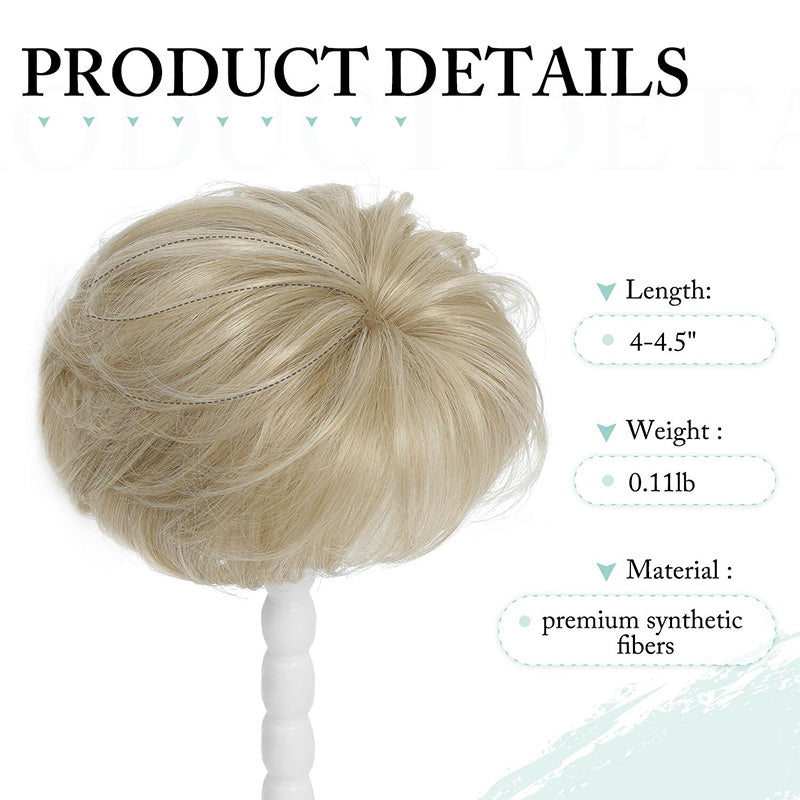 2025🔥HOT SALE🔥 | SHORT NATURAL HAIRPIECE FOR THE TOP OF THE HEAD