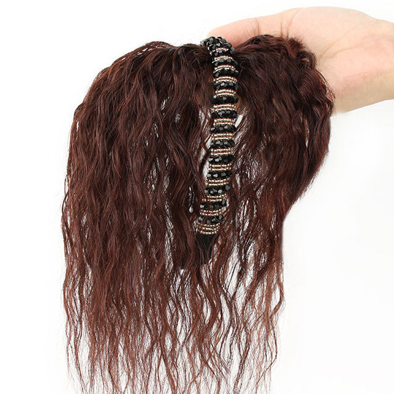 Fluffy Curly Wig with Hair Band