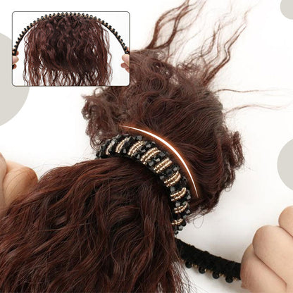 Fluffy Curly Wig with Hair Band