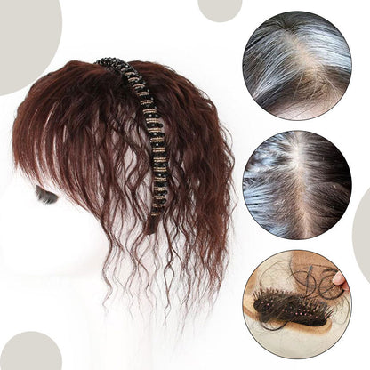 Fluffy Curly Wig with Hair Band