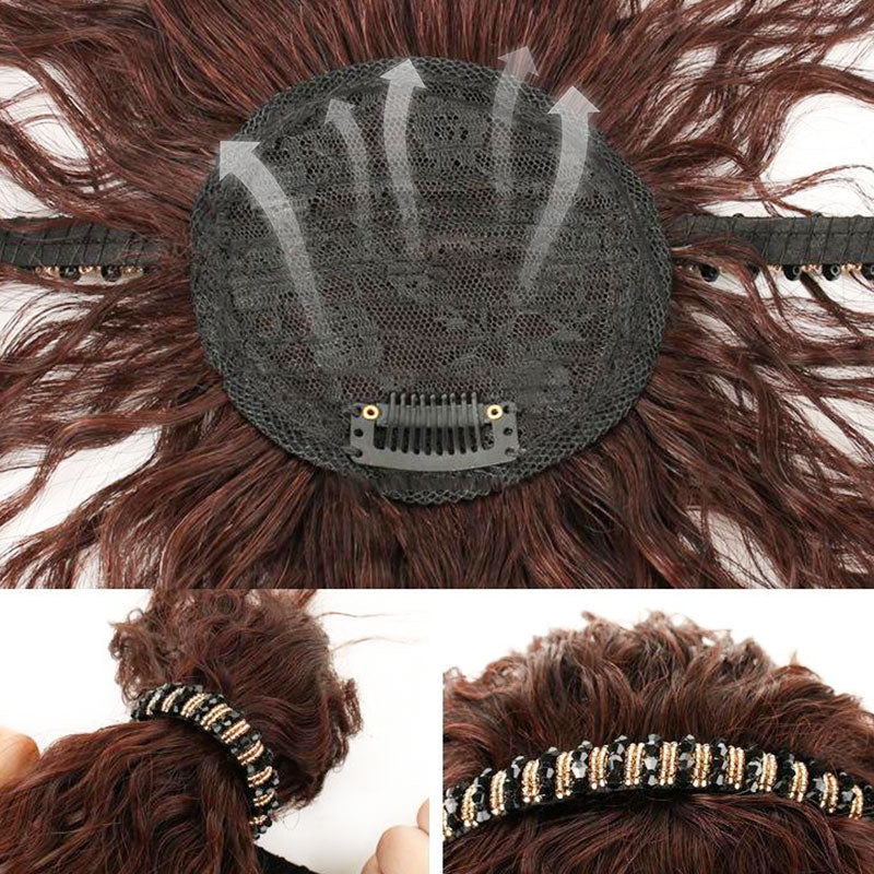 Fluffy Curly Wig with Hair Band