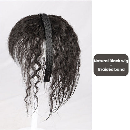 Fluffy Curly Wig with Hair Band