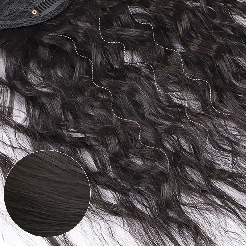 Fluffy Curly Wig with Hair Band