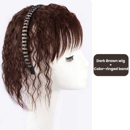 Fluffy Curly Wig with Hair Band