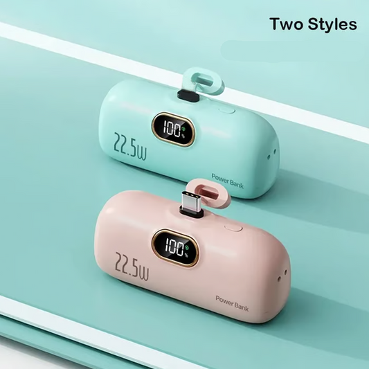 🔋 Novos produtos Oferta por tempo limitado ✨ Mini powerbank de 5000 mAh para telemóveis