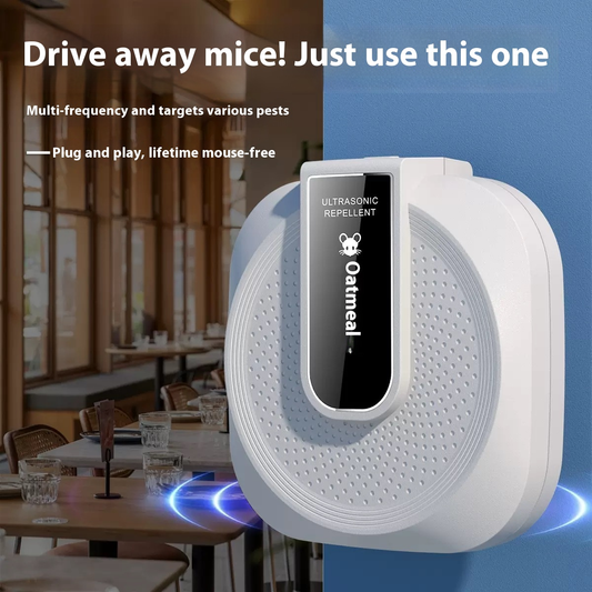 🔥Novidades 2026: 50% de desconto por tempo limitado!🔥O repelente ultrassónico anti-barcos e ratos é potente - tecnologia inteligente 360°