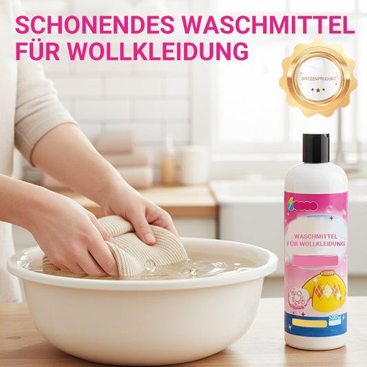 Detergente suave para roupas de lã