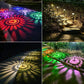 Decorative solar lights for use in the garden or along outdoor paths