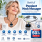 🥳מבצע חם 2026🥳💞מעל 50,000 נמכרו! 🧘‍♀️💆 50% הנחה! מעסה צוואר בצורת תליון – עיצוב לביש וקל משקל, 3 רמות חימום ו-9 עוצמות להפגת נוקשות. פולסים חשמליים עדינים להרפיית שרירי הצוואר העמוקים באופן טבעי! 🔥💚